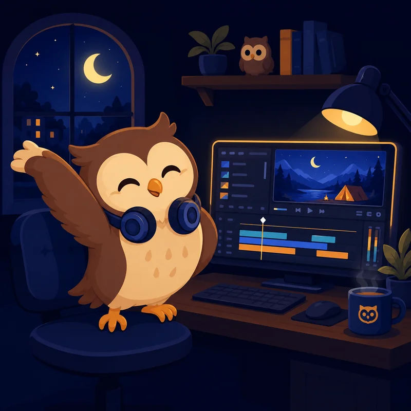 The Owl — video editing